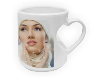 لیوان دسته قلبی 3D